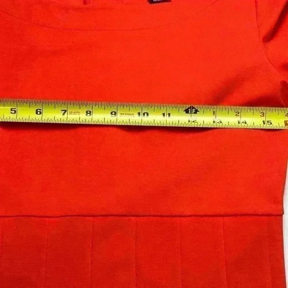 PINK TARTAN Red A-line Fitted Dress (Size  M/M) - Picture 8 of 10